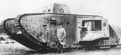 A7V/U World War I German tank