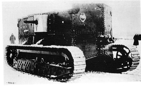first American tank, Holt