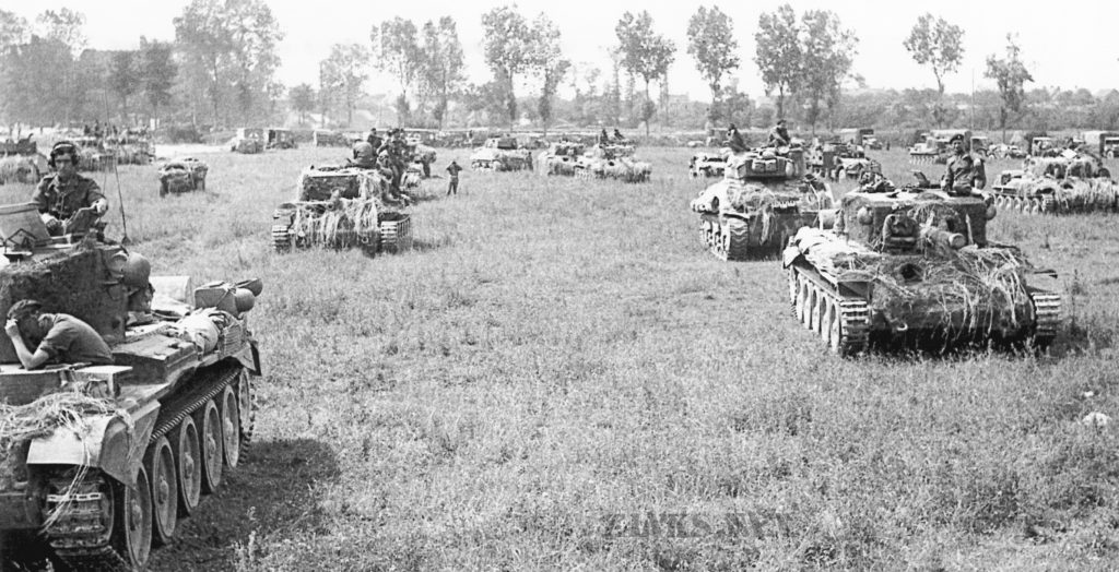 Cromwell Tanks Awaiting Battle