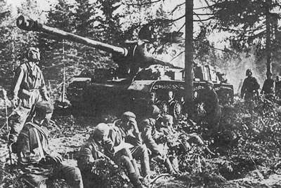 JS-1 heavy tank at the Battle of Kursk in 1943