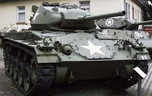 M24 Chaffee light tank at the US 1st Armored Division Museum in Baumholder, Germany