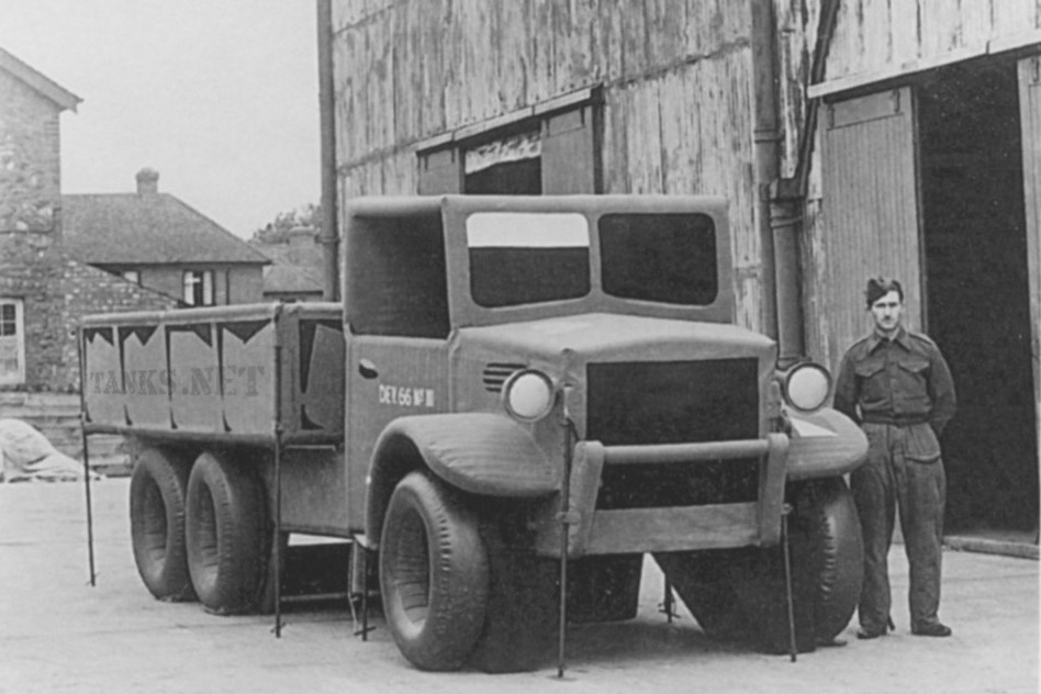 WW2 Inflatable decoy army truck