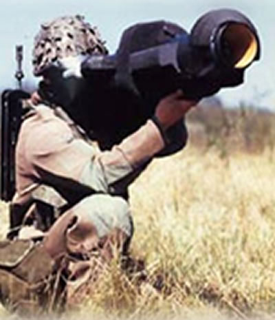 Soldier with Apilas infantry light-anti-tank system Source: Italian Ministry of Defense