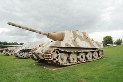 PzKpfw VI Jagdtiger heavy tank destroyer at the US Army Ordnance Museum in Aberdeen, Maryland