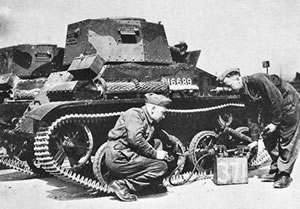 Vickers Commercial Dutchman light tank Source: Florida State University