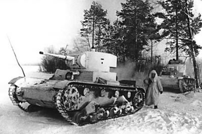 T-26 light tank at the Battle of Moscow, October 1941 to January 1942