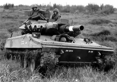 M551 Sheridan light tank in Vietnam, 1969