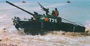 Type 63 Light Amphibious Tank Source: Army Guide