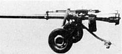 M65 105mm recoilless gun. Source: Probert Encyclopaedia