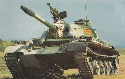 Type 62 light tank. Source: Jane's Tanks and Combat Vehicles Recognition Guide