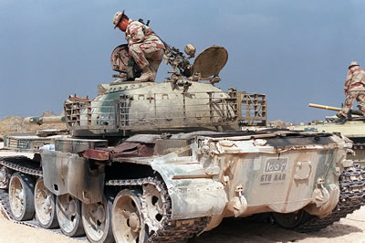 Iraqi Type 69 II main battle tank captured in 1991, during the Gulf War
