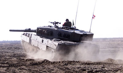 Austrian Leopard 2 main battle tank