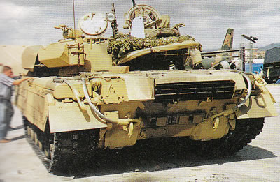 T-84 main battle tank. Source: Christopher F Foss, Jane's Tanks and Combat Vehicles Recognition Guide