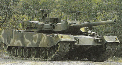 K1 main battle tank. Source: Jane's Tanks and Combat Vehicles Recognition Guide