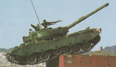 Type 80 main battle tank. Source: Jane's Tanks and Combat Vehicles Recognition Guide