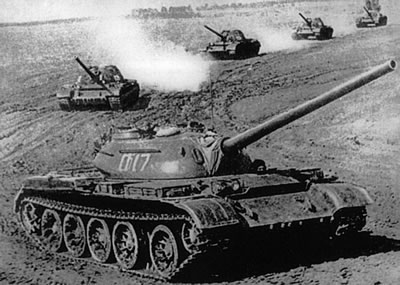 T-54 main battle tanks. Source: Kharkiv Morozov Machine Building Design Bureau, Ukraine