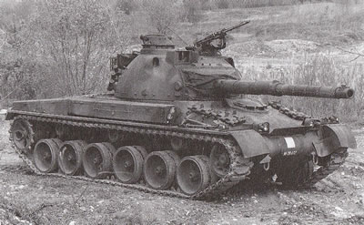 Pz 68 main battle tank. Source: Jane's Tanks and Combat Vehicles Recognition Guides