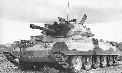 Crusader Mark III tank, one of the British tanks used during the Second Battle of El Alamein